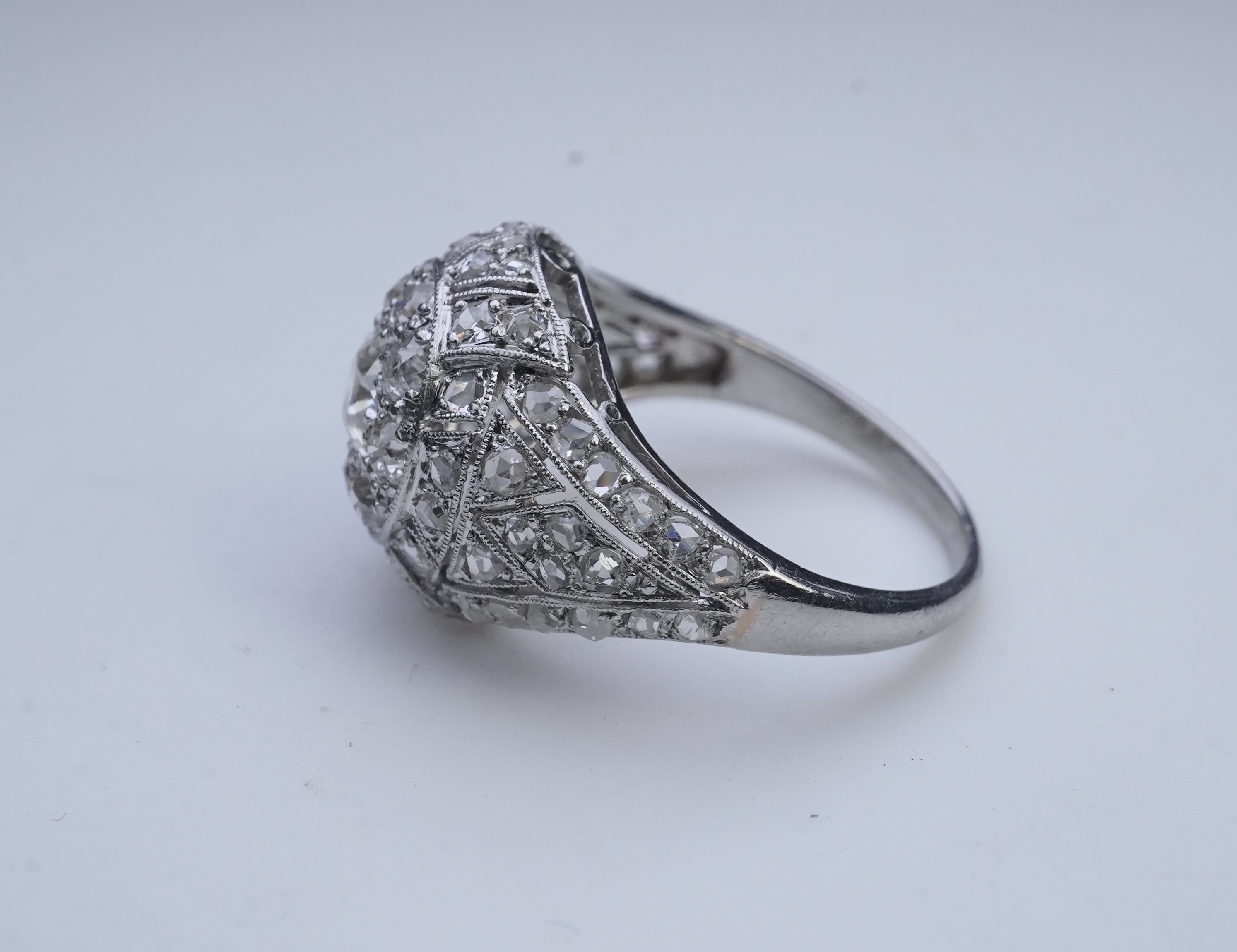 A diamond dress ring